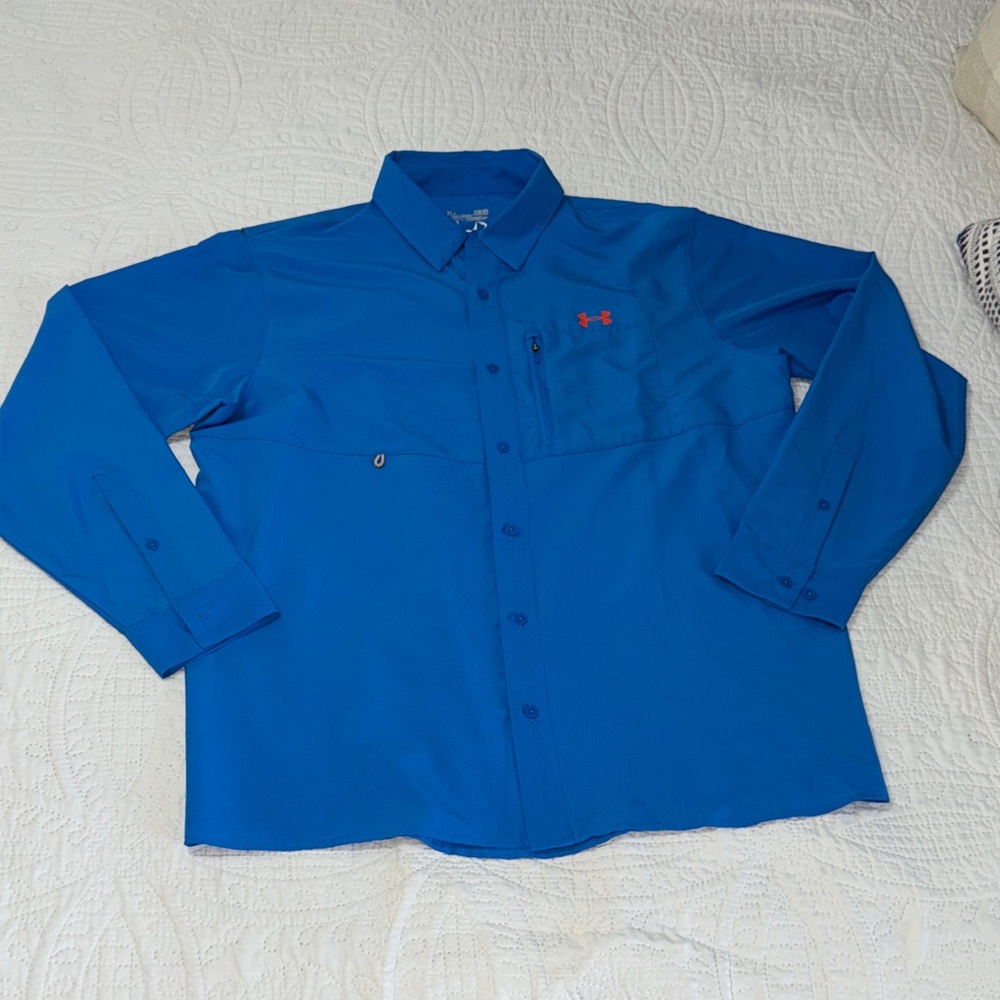 Under Armour Royal Blue Long Sleeve Shirt